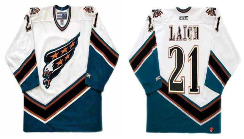 2019 Men Washington Capitals #21 white Laich CCM NHL jerseys->washington capitals->NHL Jersey